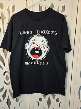 Elle King Baby Daddys Weekend Graphic T Shirt Black Tour Tee Large NWOT